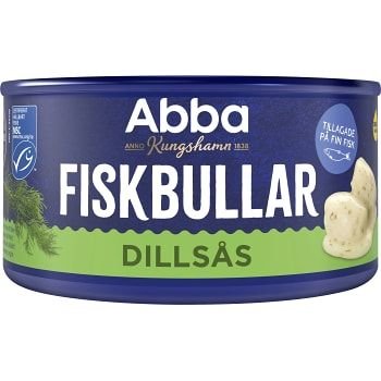 Abba Fiskbullar Dill Sauce Svensk Stil